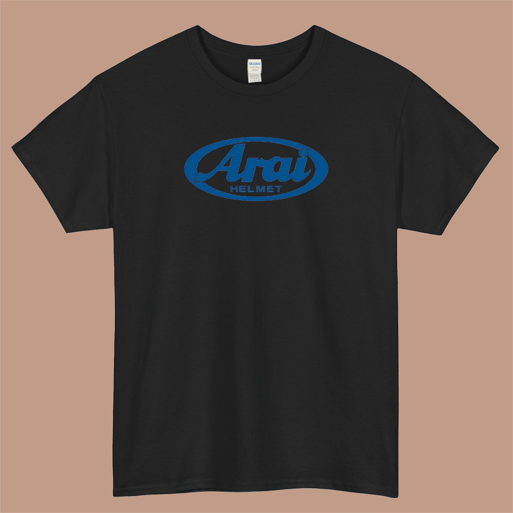Arai Racing Helmet Logo Mens Unisex Short Sleeve T-Shirt Size S-3XL - P