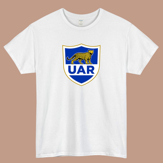 Argentina de Rugby UAR Logo Mens Unisex Short Sleeve T-Shirt Size S-3XL - P