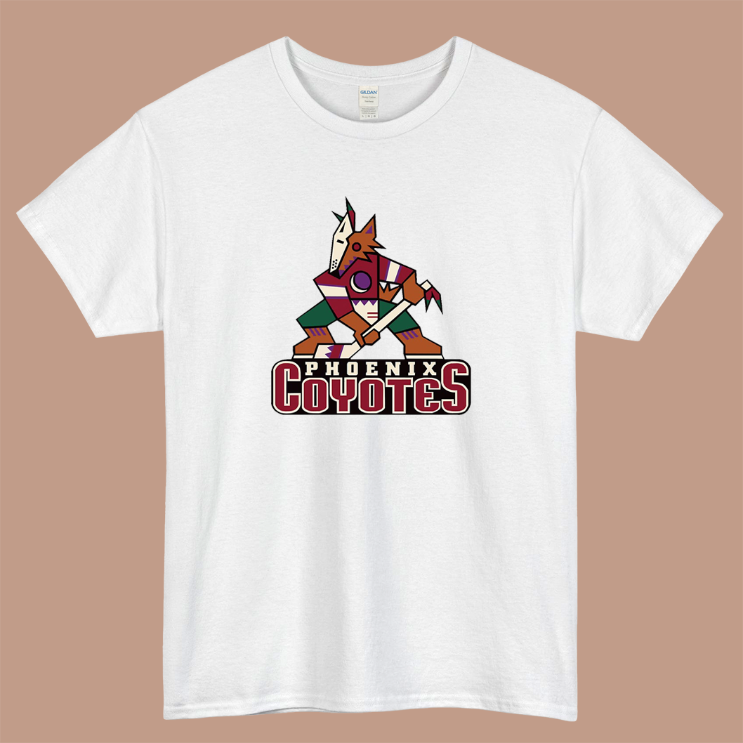 Arizona Coyotes Logo Mens Unisex Short Sleeve T-Shirt Size S-3XL - P