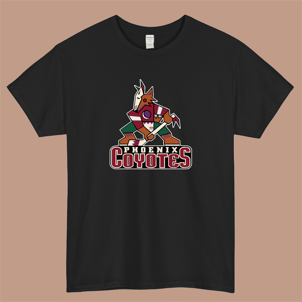 Arizona Coyotes Logo Mens Unisex Short Sleeve T-Shirt Size S-3XL - P