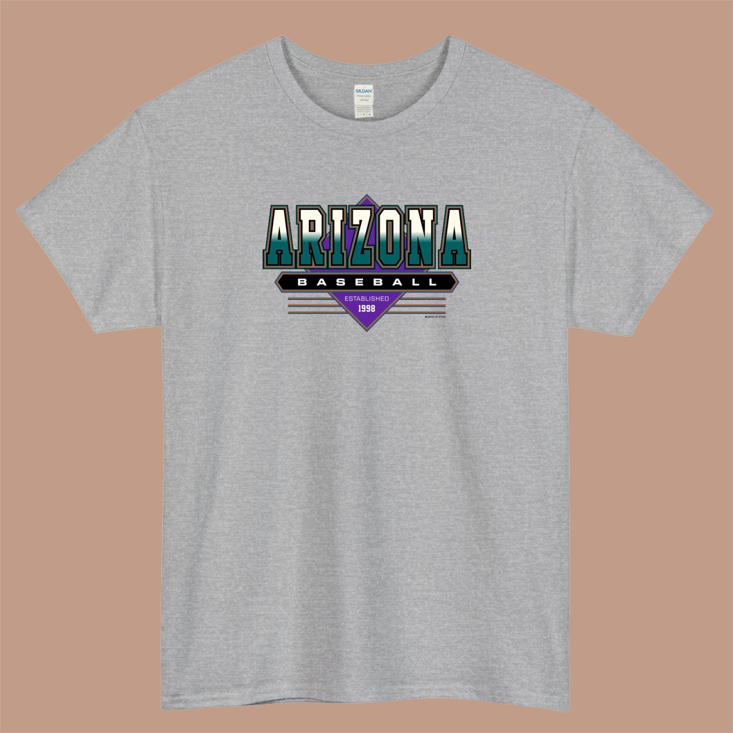 Arizona Diamondbacks Baseball Logo Mens Unisex Short Sleeve T-Shirt Size S-3XL - P