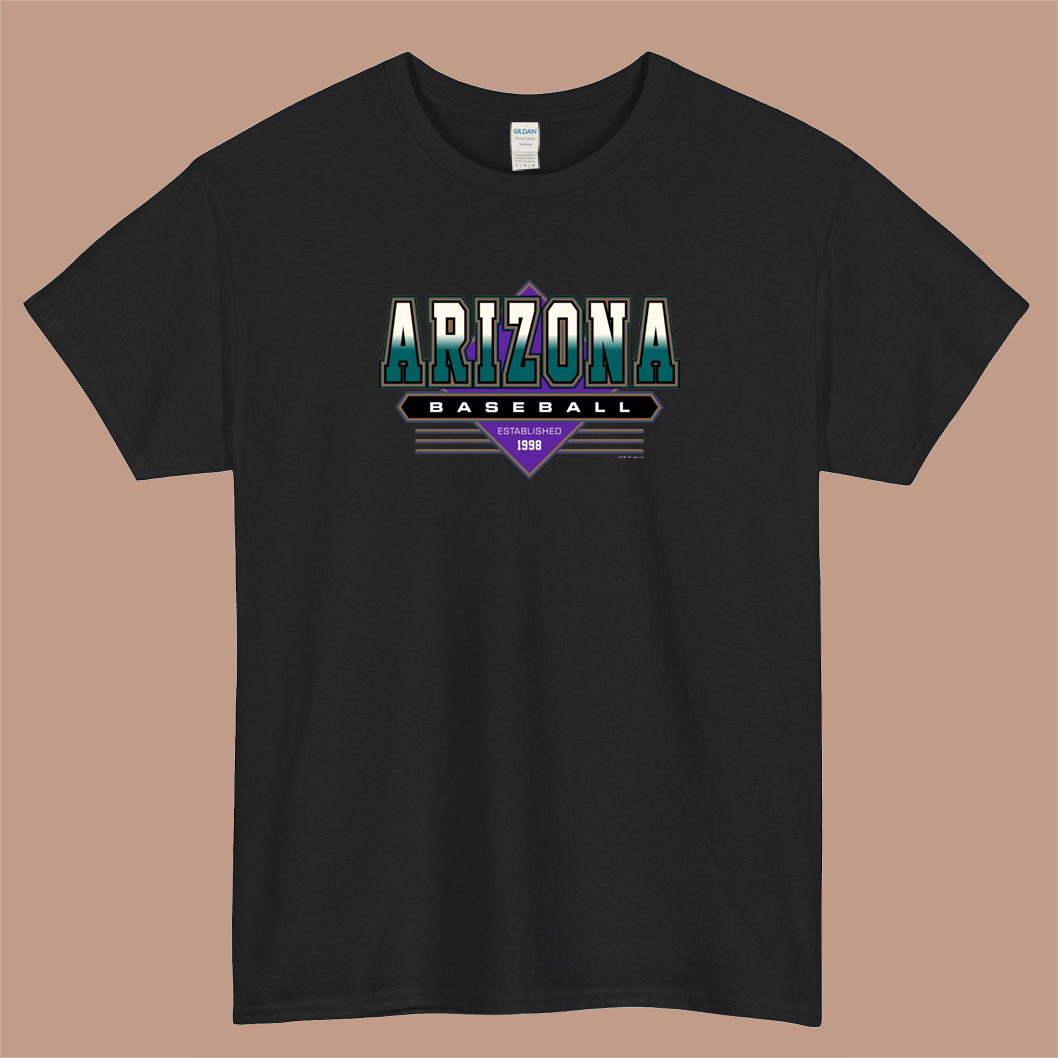 Arizona Diamondbacks Baseball Logo Mens Unisex Short Sleeve T-Shirt Size S-3XL - P