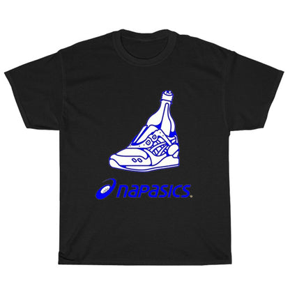 Asics Logo Mens Unisex Short Sleeve Black T-Shirt Size S-3XL