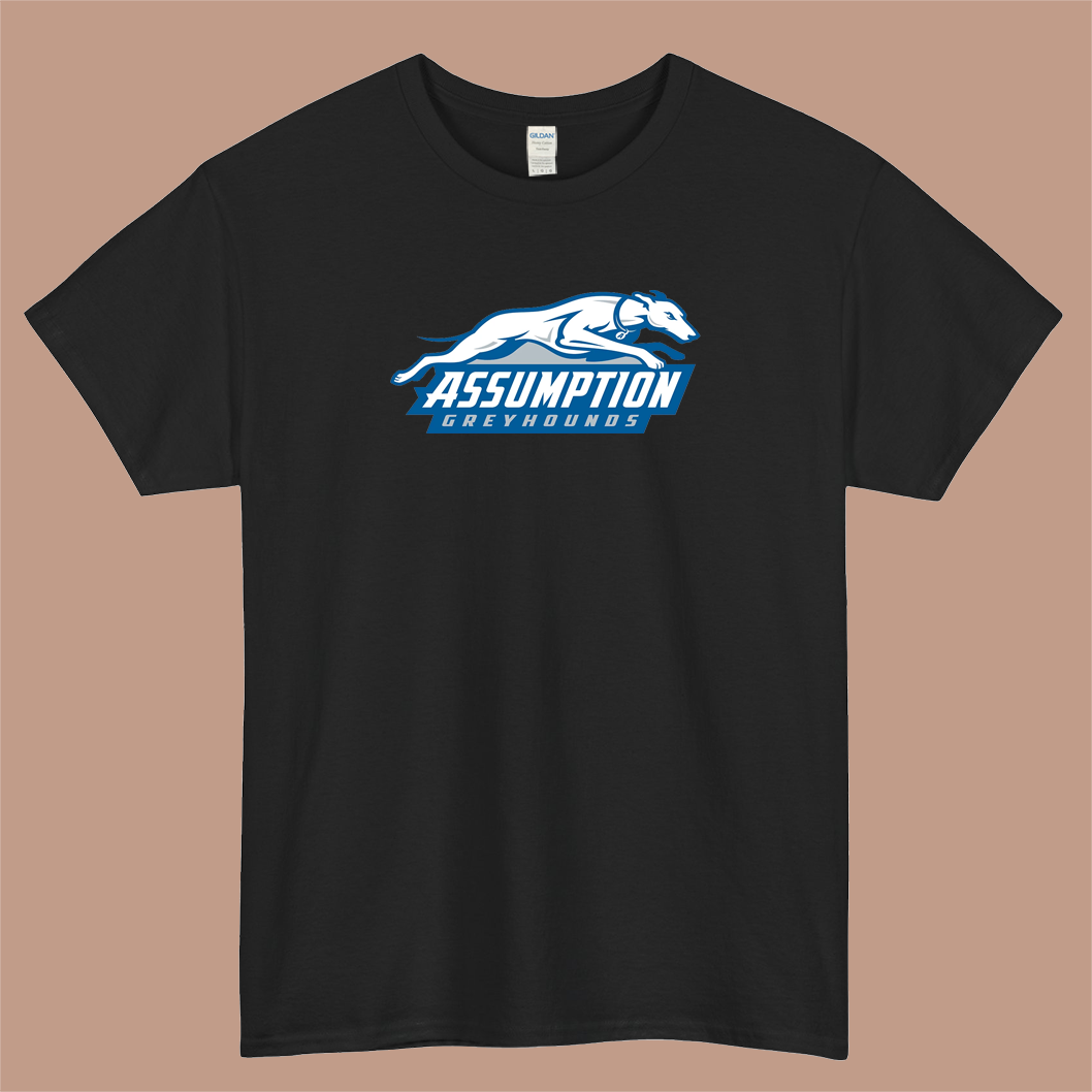 Assumption Greyhounds Logo Mens Unisex Short Sleeve T-Shirt Size S-3XL - P