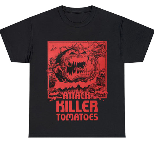 Attack of The Killer Tomatoes Logo Men's Unisex T Shirt Size S to 3XL