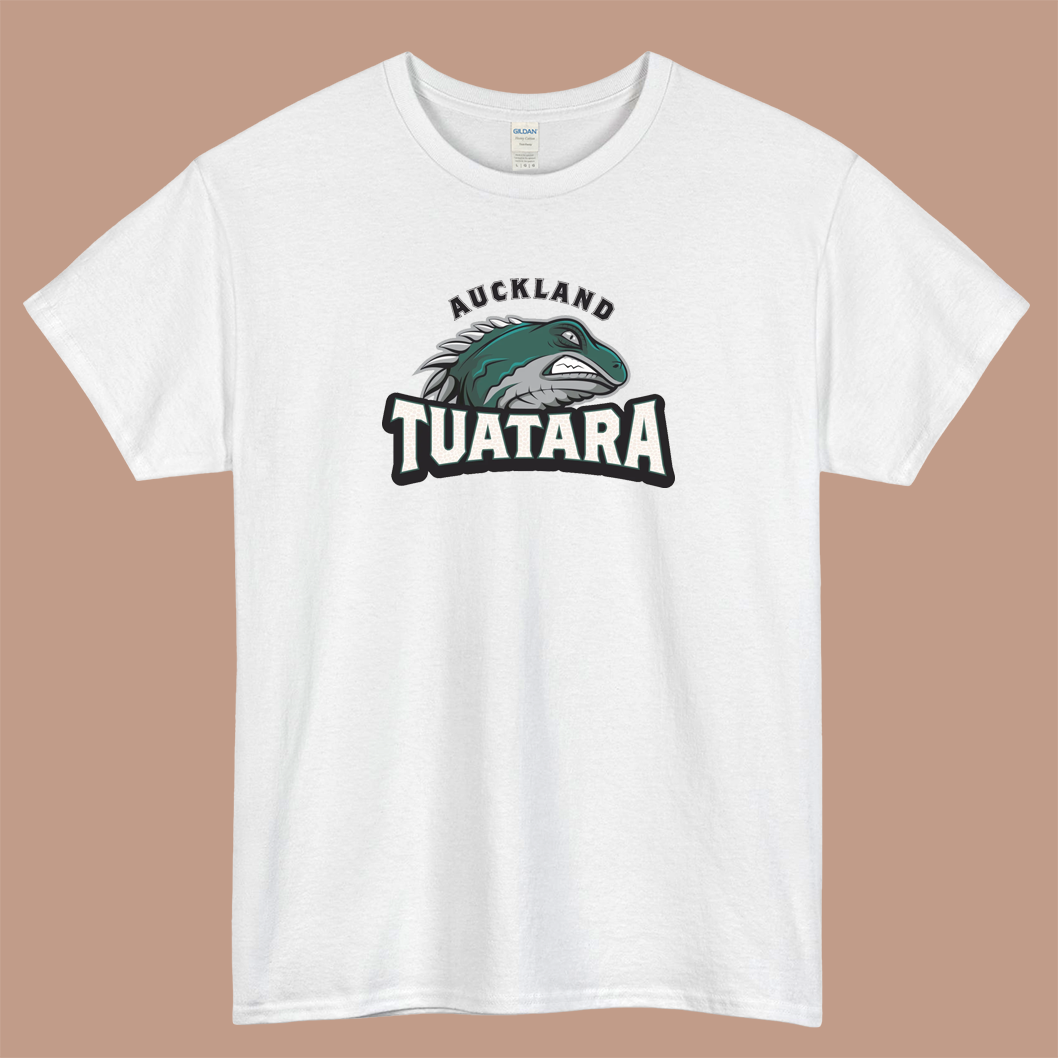 Auckland Tuatara Logo Mens Unisex Short Sleeve T-Shirt Size S-3XL - P