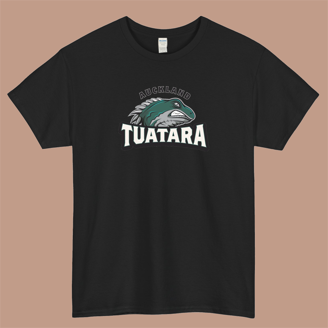 Auckland Tuatara Logo Mens Unisex Short Sleeve T-Shirt Size S-3XL - P