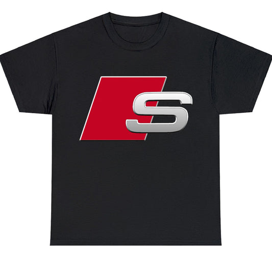 Audi S-Line Racing Logo Men's Unisex T Shirt Size S to 3XL