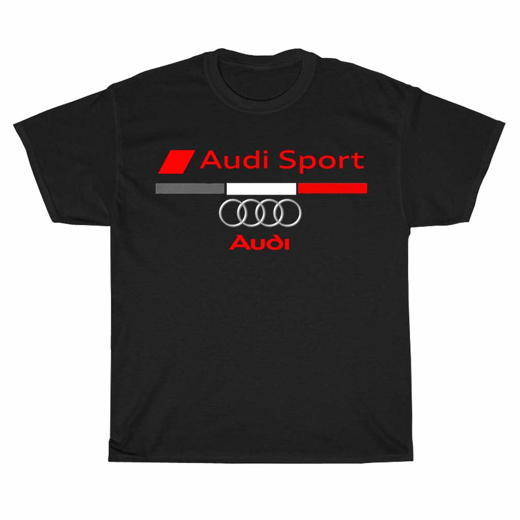 Audi Sport Logo Men's Unisex T Shirt Size S to 3XL