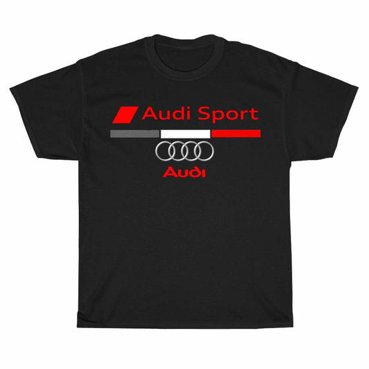 Audi Sport Logo Men's Unisex T Shirt Size S to 3XL