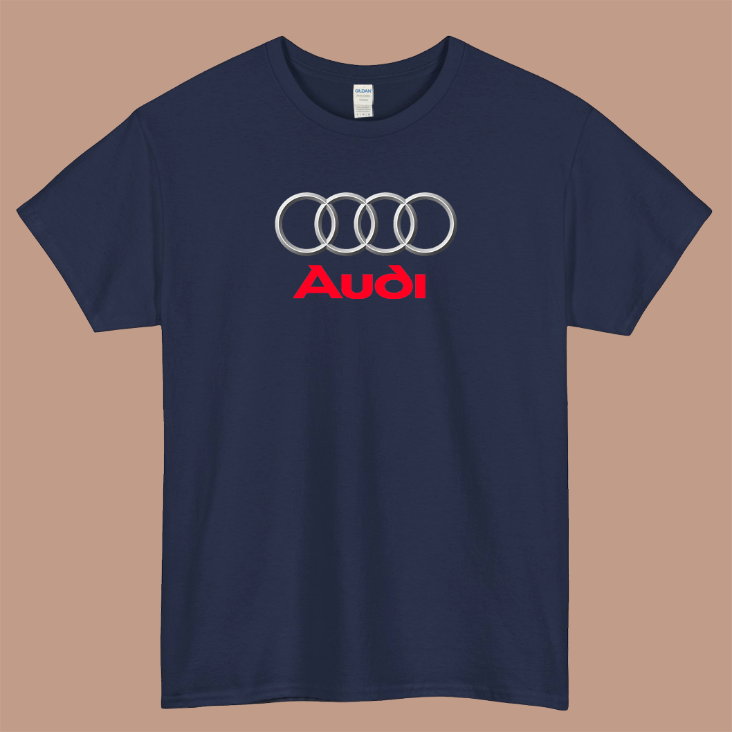 Audi  Logo Mens Unisex Short Sleeve T-Shirt Size S-3XL