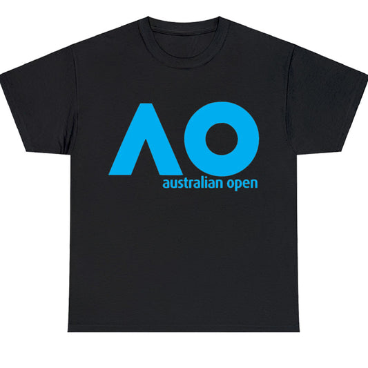 Australian Open AO Tennis Logo Men's Unisex T Shirt Size S to 3XL