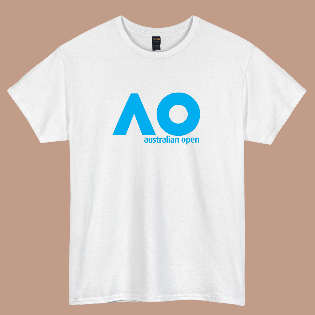 Australian Open AO Tennis logo short sleeve t shirt S-3XL -P
