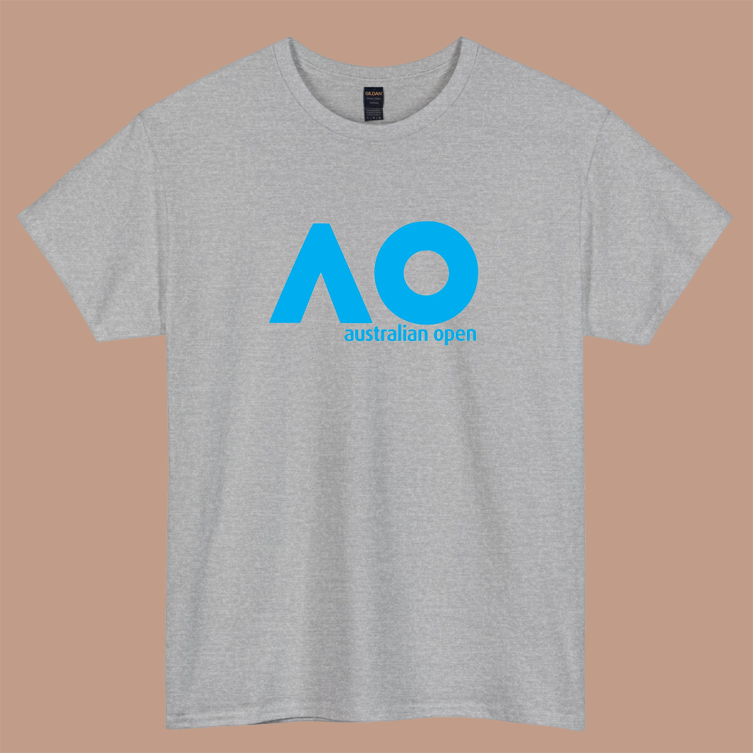 Australian Open AO Tennis logo short sleeve t shirt S-3XL -P