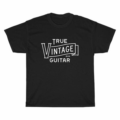 Authentic Vintage Guitar logo Men's Unisex T Shirt Size S to 3XL