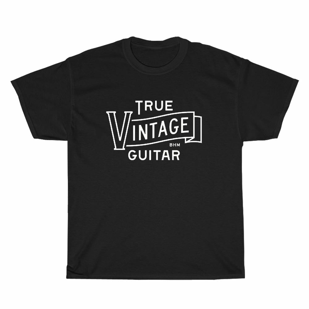 Authentic Vintage Guitar Logo Men's Unisex T Shirt Size S to 3XL