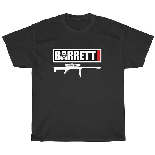 BARRETT Ammunition Guns Firearms Logo Men's Unisex T Shirt S to 3XL