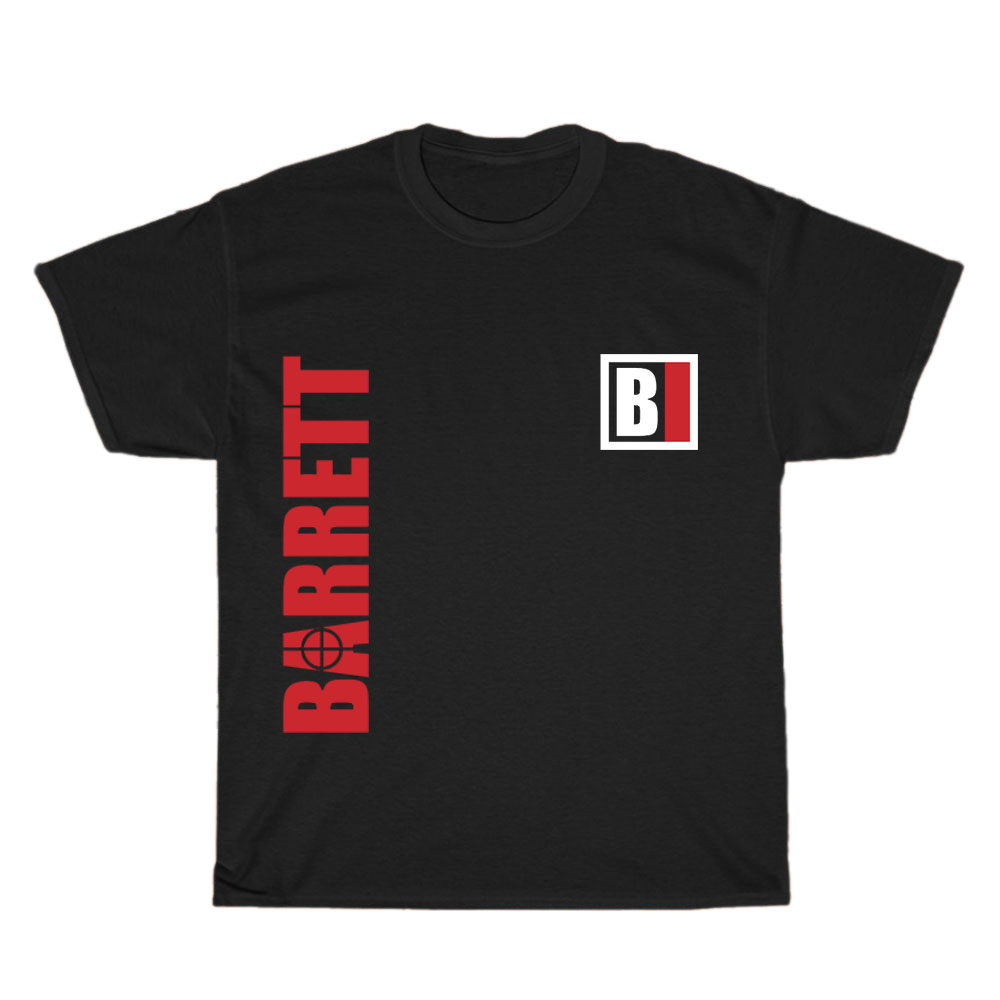 BARRETT Ammunition Guns Firearms Logo Men's Unisex T Shirt Size S to 3XL