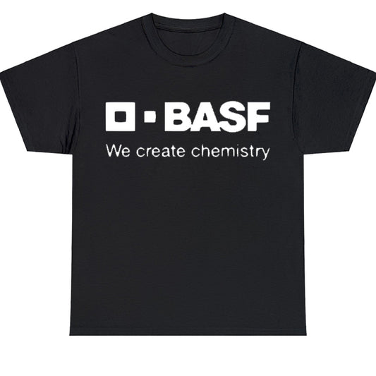 BASF We Create Chemistry Logo Men's Unisex T Shirt Size S to 3XL