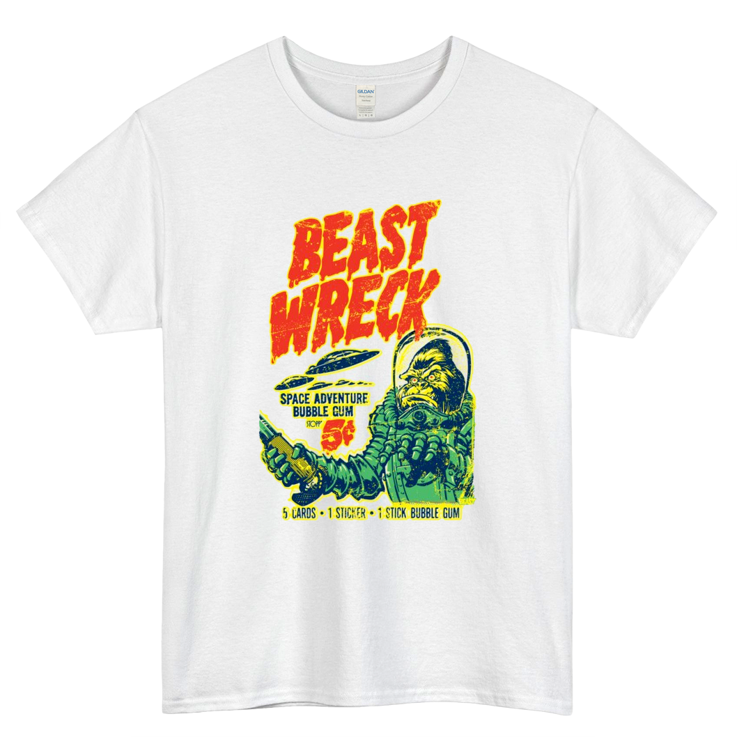 BEASTWRECK ATTACKS Mens Unisex Short Sleeve T-Shirt Size S-3XL - P