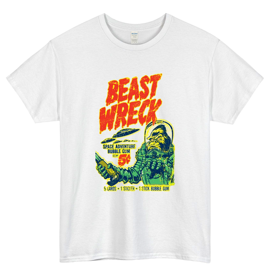 BEASTWRECK ATTACKS Mens Unisex Short Sleeve T-Shirt Size S-3XL - P