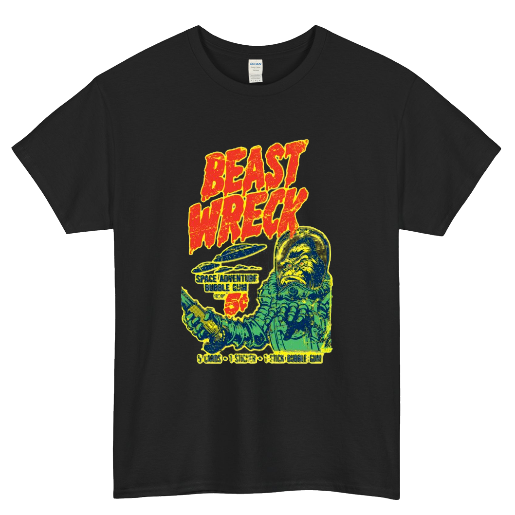 BEASTWRECK ATTACKS Mens Unisex Short Sleeve T-Shirt Size S-3XL - P