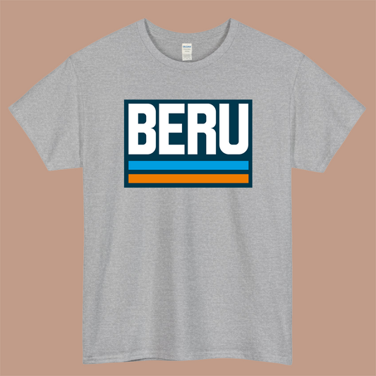 BERU Ignition Parts Logo Mens Unisex Short Sleeve Gray T-Shirt Size S-3XL