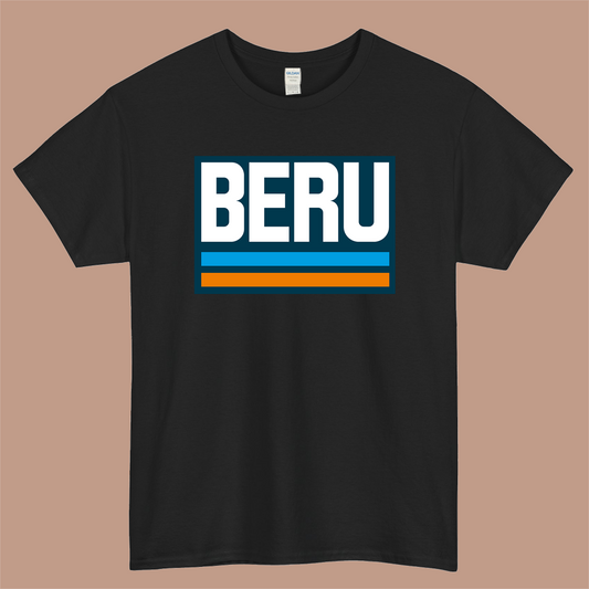 BERU Ignition Parts Logo Mens Unisex Short Sleeve Black T-Shirt Size S-3XL