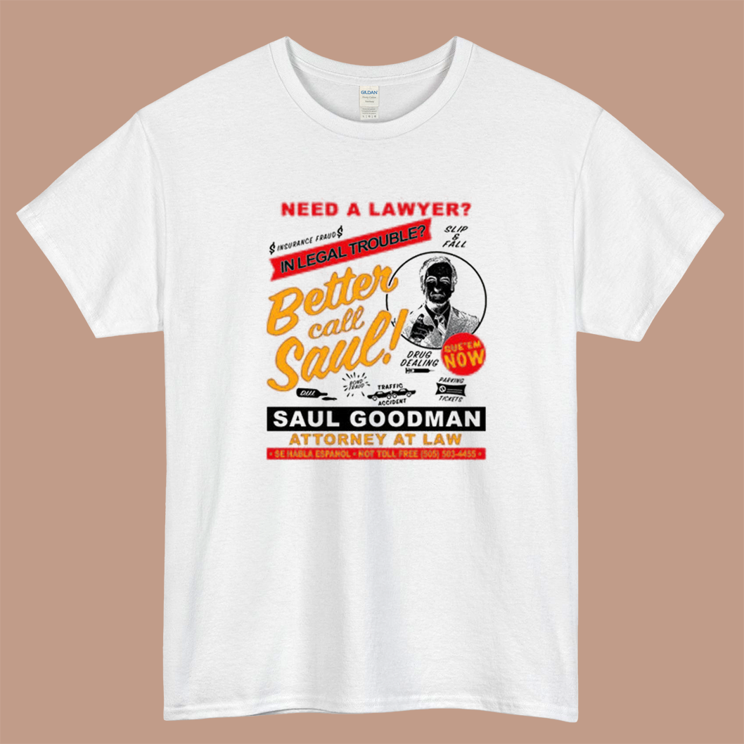 BETTER CALL SAUL Classic Logo Mens Unisex Short Sleeve T-Shirt Size S-3XL - P