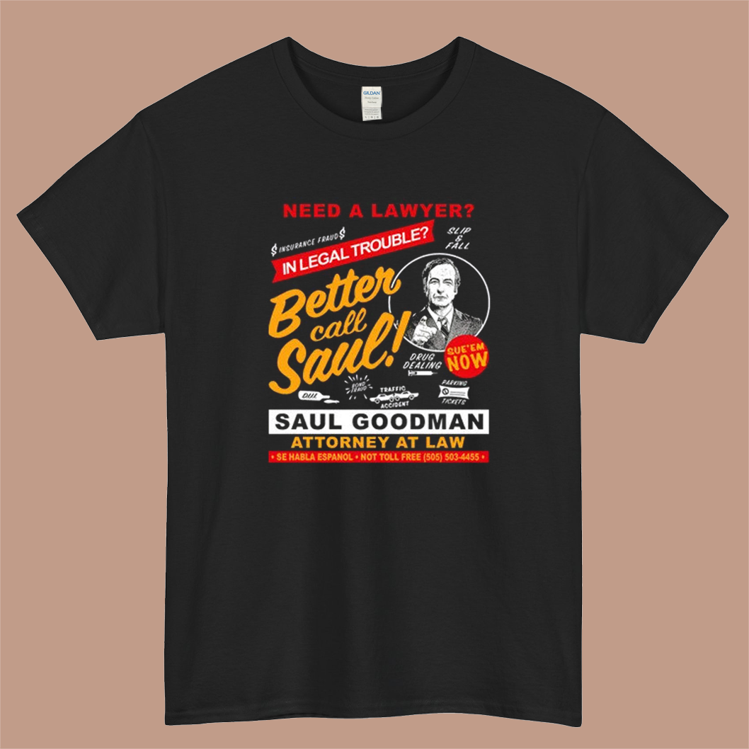 BETTER CALL SAUL Classic Logo Mens Unisex Short Sleeve T-Shirt Size S-3XL - P