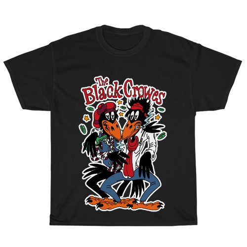 BLACK CROWS SKIS LOGO Mens Unisex Short Sleeve Black T-Shirt Size S-3XL