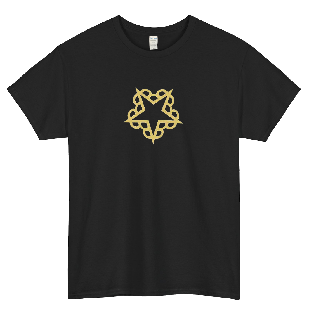 BLACK VEIL BRIDES Star Logo  SHORT SLEEVE T SHIRT -P