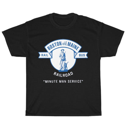 BM Boston Maine Railroad Logo Men's Unisex T Shirt Size S to 3XL