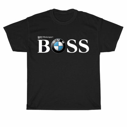 BMW motorsport Boss Logo Unisex Men's T Shirt Size S to 3XL