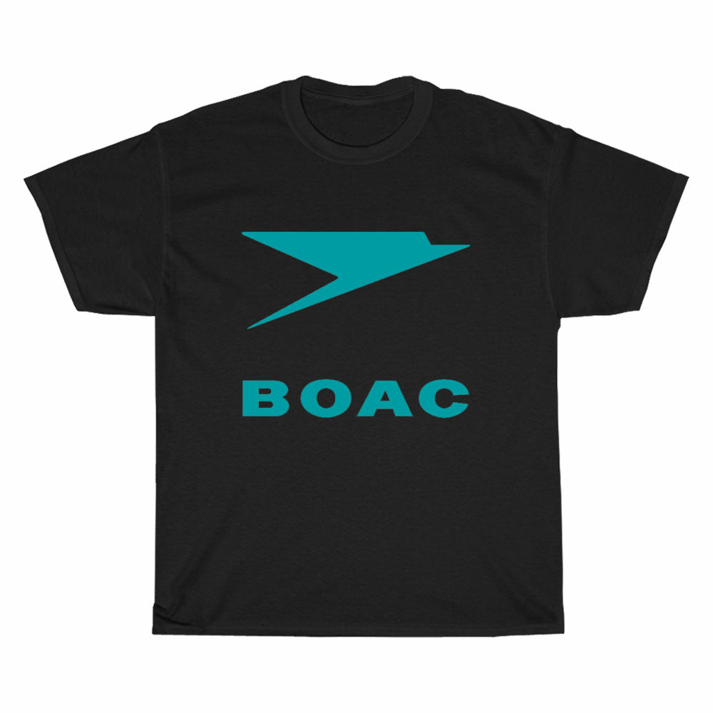BOAC WORD LEADR JET TRAVEL Logo Men's Unisex T Shirt Size S to 3XL