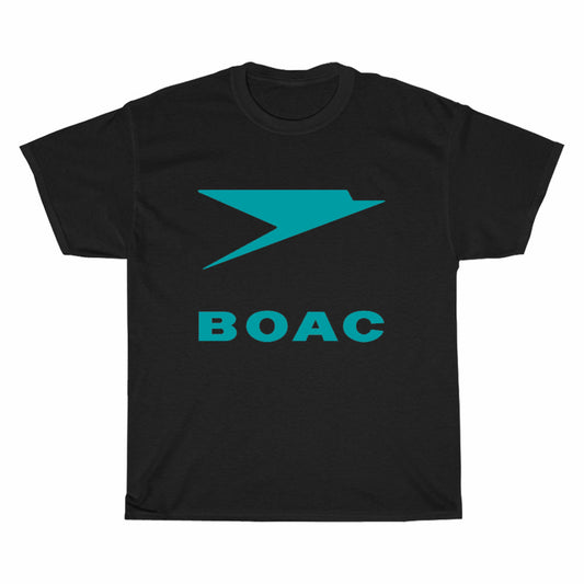 BOAC WORD LEADR JET TRAVEL Logo Men's Unisex T Shirt Size S to 3XL