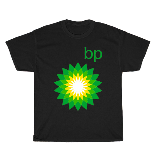BP British Petroleum Oil logo Men's Unisex T Shirt Size S to 3XL