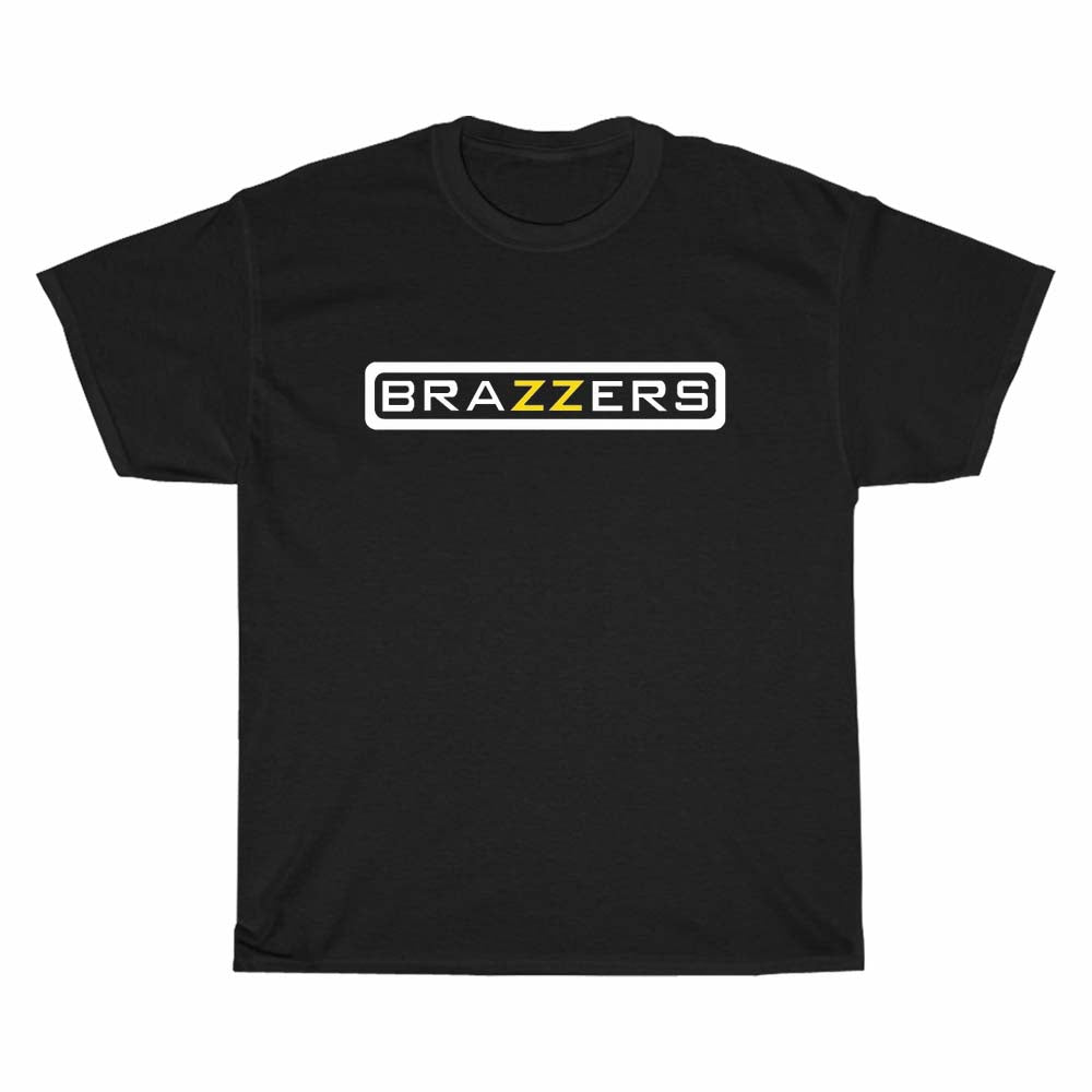 BRAZZERS logo Men's Unisex T Shirt Size S to 3XL