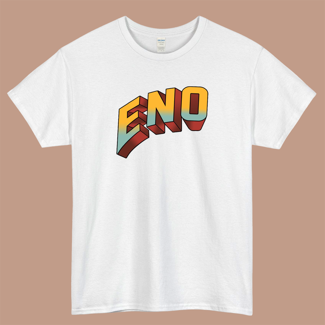BRIAN ENO Logo Mens Unisex Short Sleeve T-Shirt Size S-3XL - P