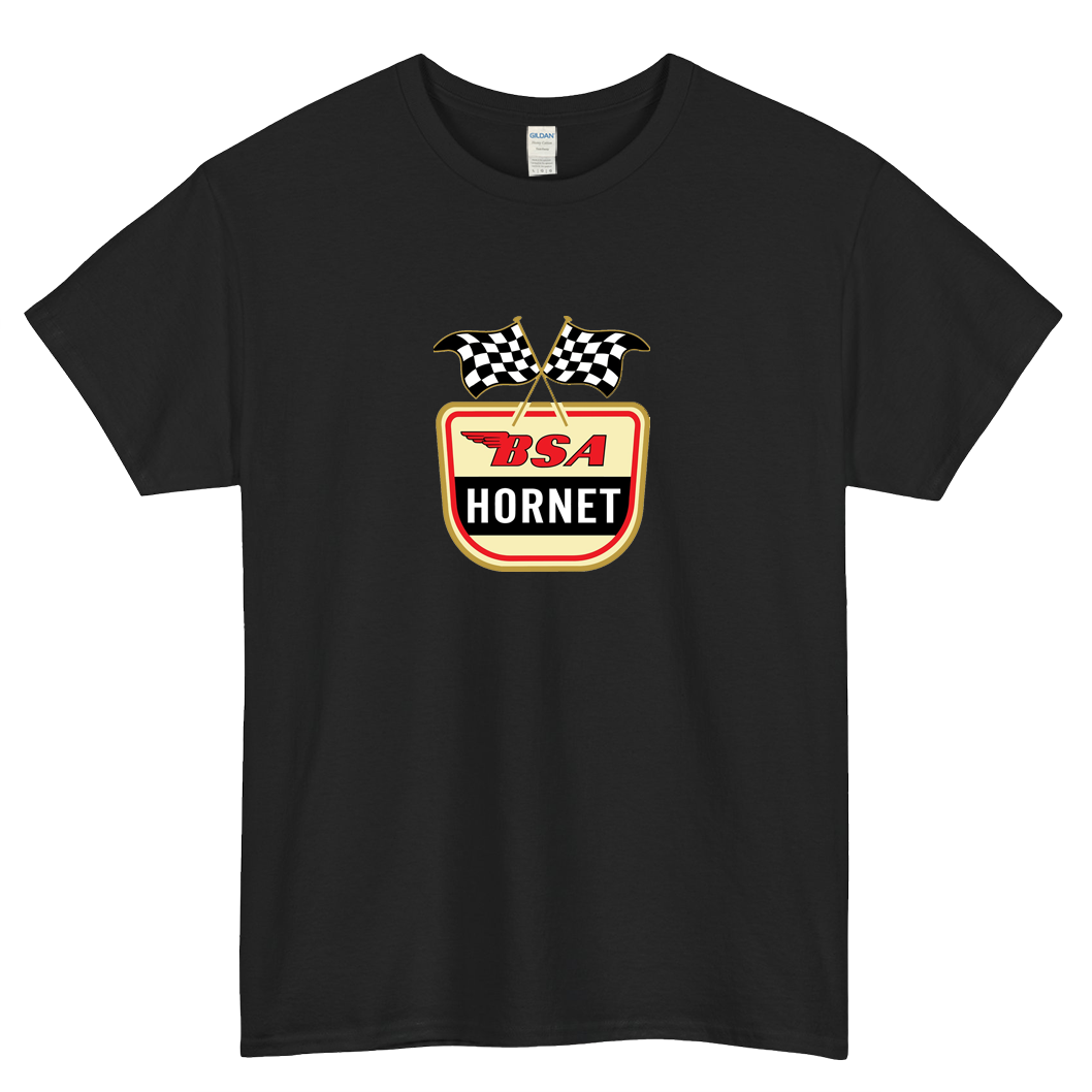 BSA Hornet Retro Motorcycle logo 1short SLEEVE T SHIRT -P