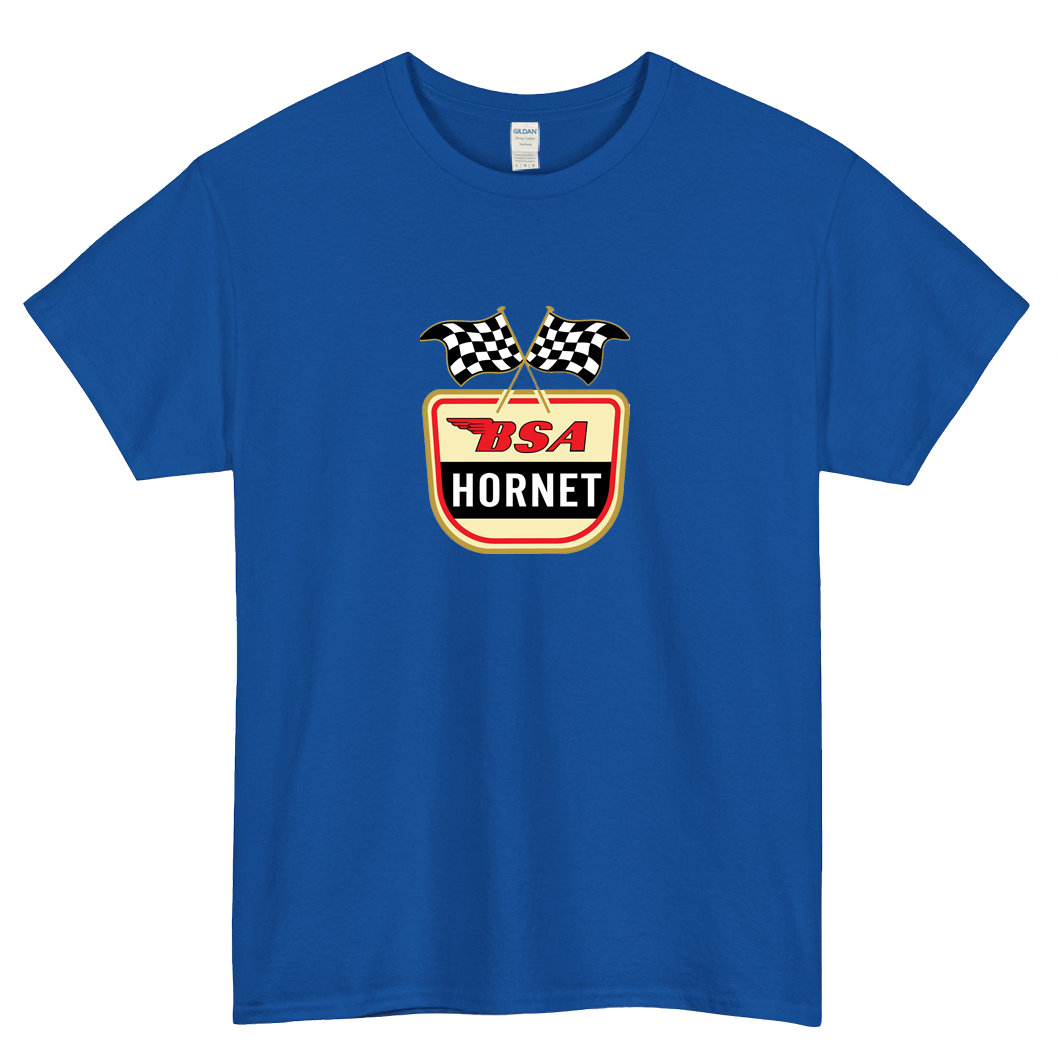 BSA Hornet Retro Motorcycle logo 1short SLEEVE T SHIRT -P