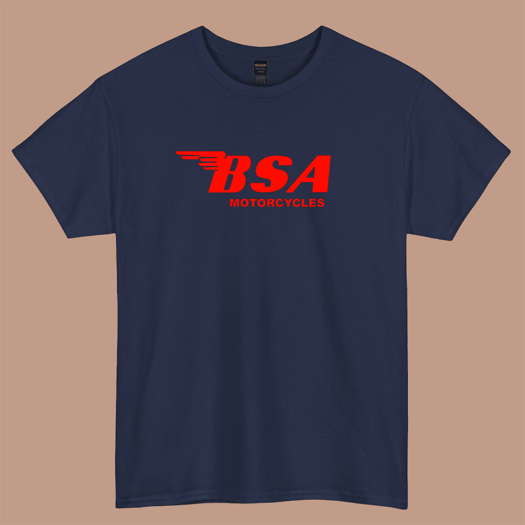 BSA MOTORCYCLES OLD Logo short sleeve t shirt SIZE S-3XL-P