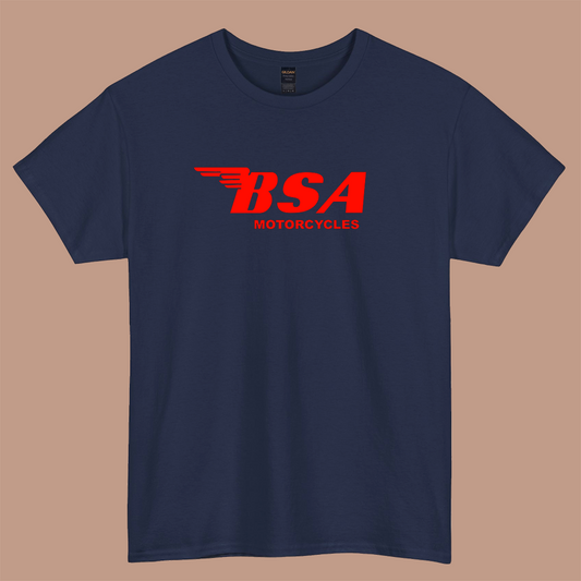 BSA MOTORCYCLES OLD Logo short sleeve t shirt SIZE S-3XL-P