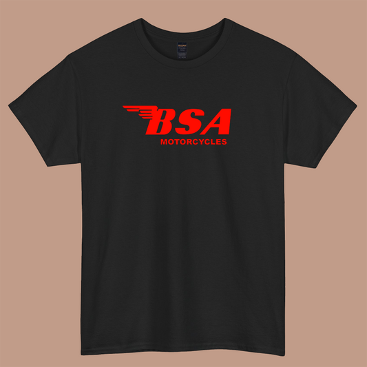 BSA MOTORCYCLES OLD  Logo short sleeve t shirt SIZE S-3XL-P