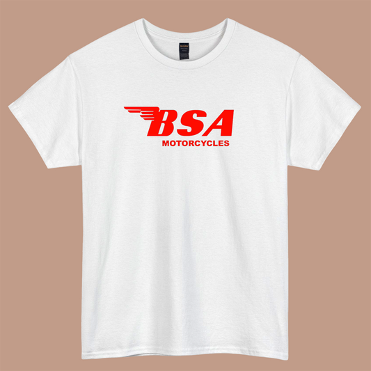 BSA MOTORCYCLES OLD LOGO  short sleeve t shirt SIZE S-3XL-P