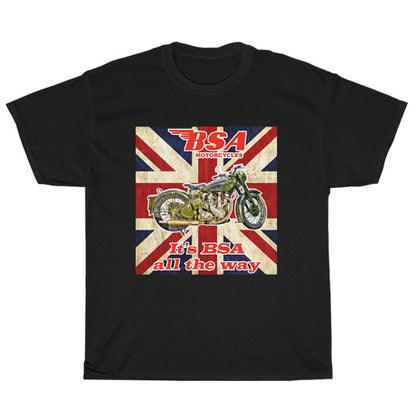 BSA Motorcycles Logo Men's Unisex T Shirt Size S to 3XL