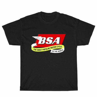 BSA Motorcycles Logo Unisex Men's T Shirt Size S to 3XL