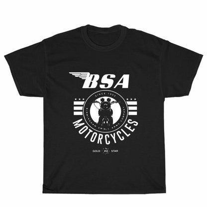 BSA Motorcycles Logo  Unisex Men's T Shirt Size S to 3XL