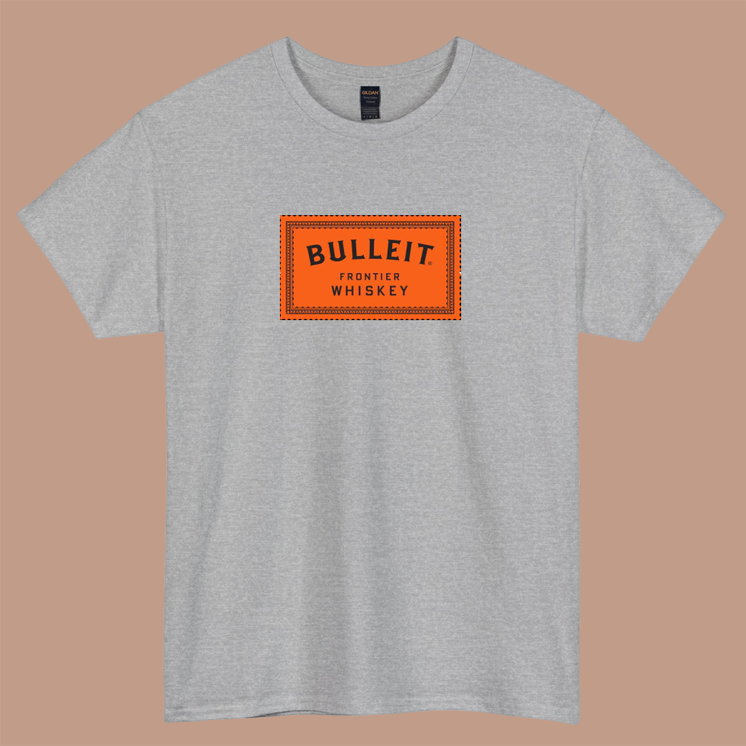 New BULLEIT BOURBON LOGO SHORT SLEEVE T SHIRT S-3XL-P
