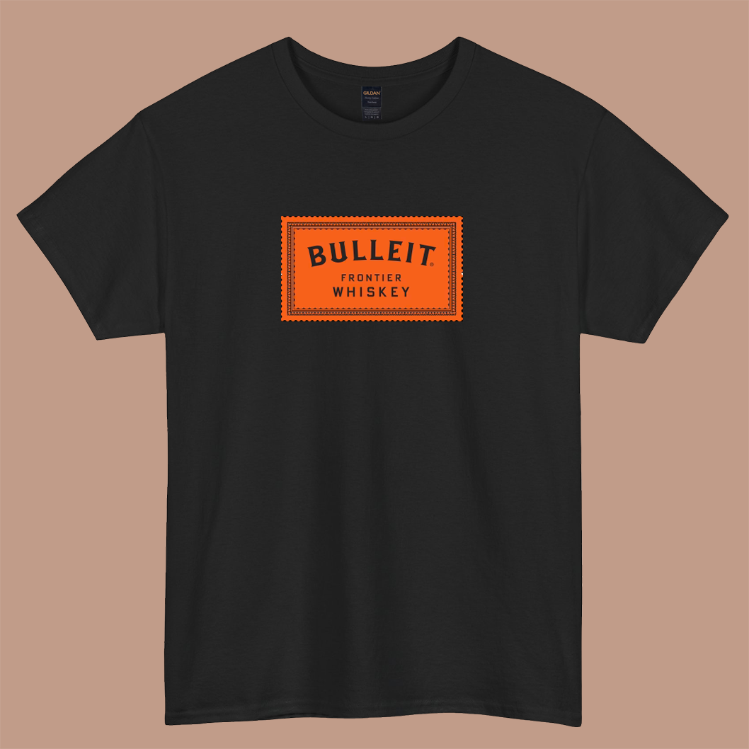 New BULLEIT BOURBON LOGO SHORT SLEEVE T SHIRT S-3XL-P